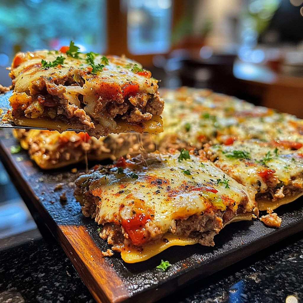 Hackfleisch Pfanne mit Paprika