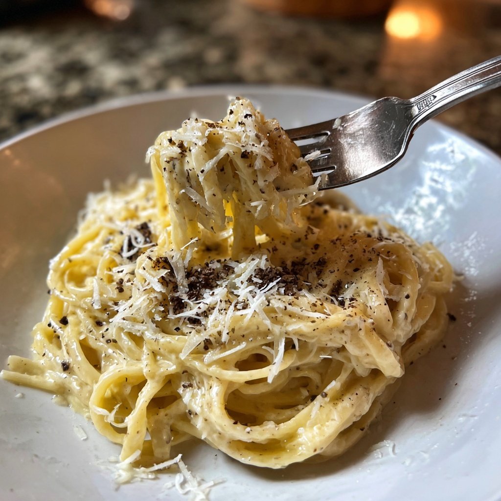 Pasta mit Trüffelcreme