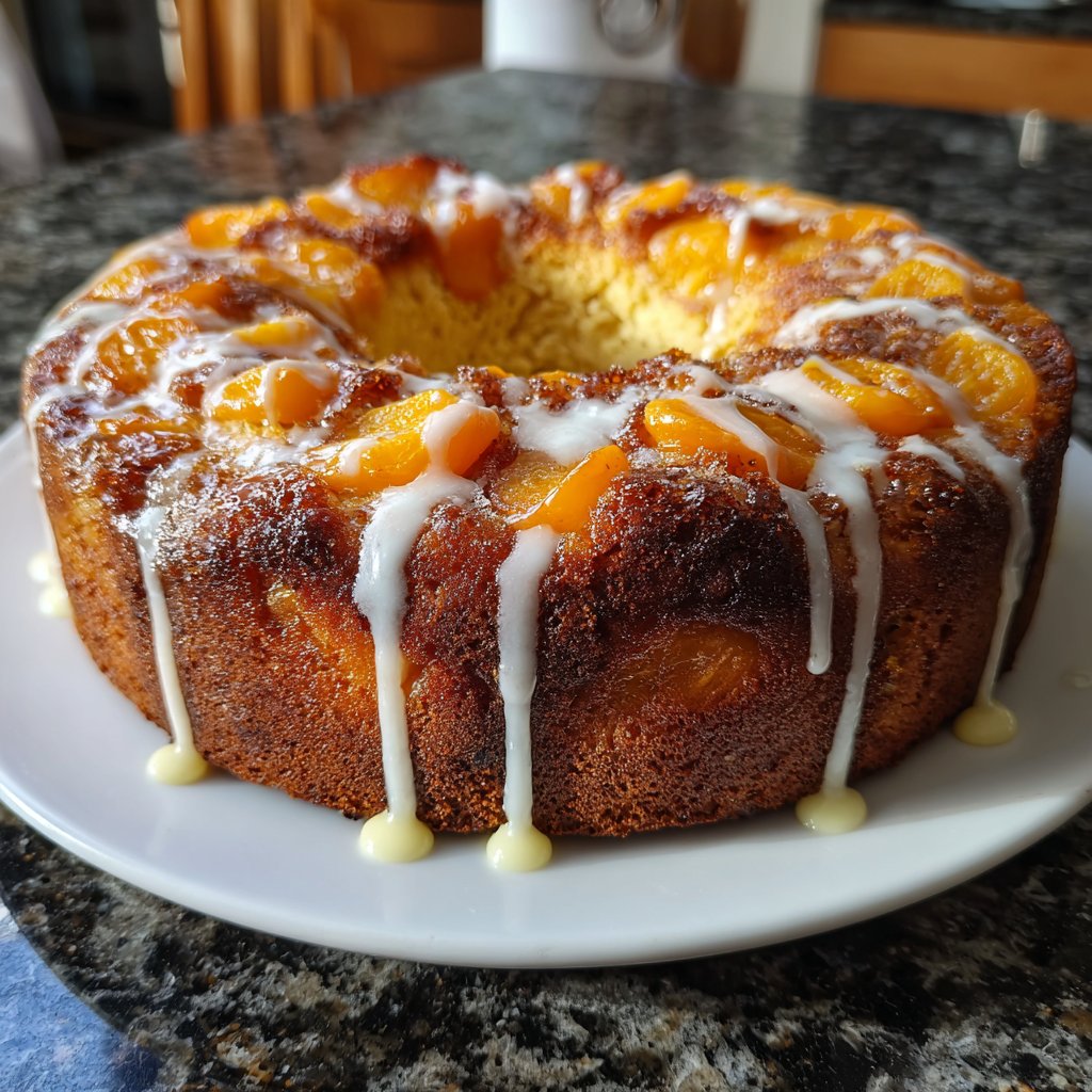Blechkuchen mit Aprikosen und Vanille