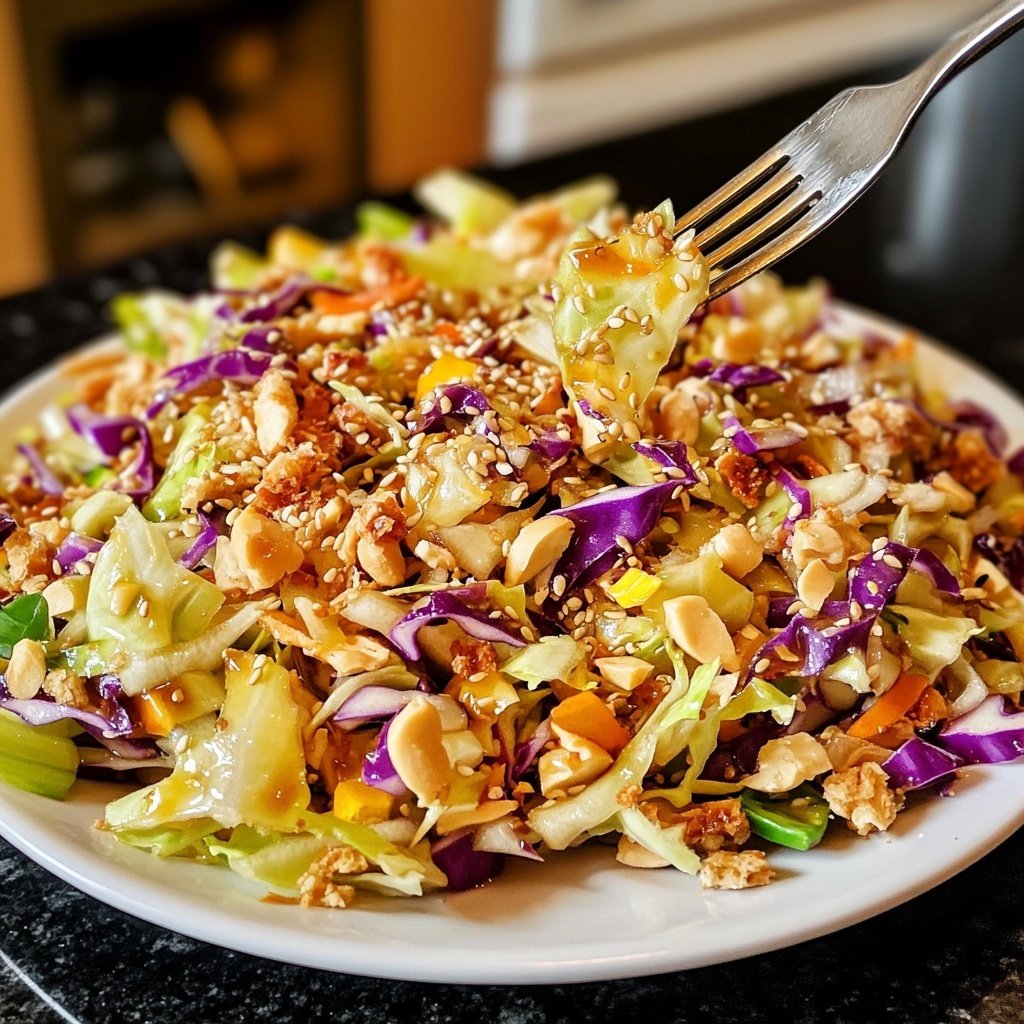 Asiatischer Salat mit Chinakohl & Sesam-Dressing