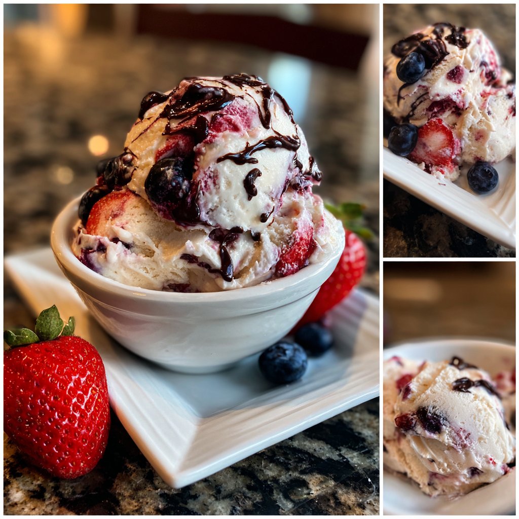 Eis Mit Beeren Selber Machen