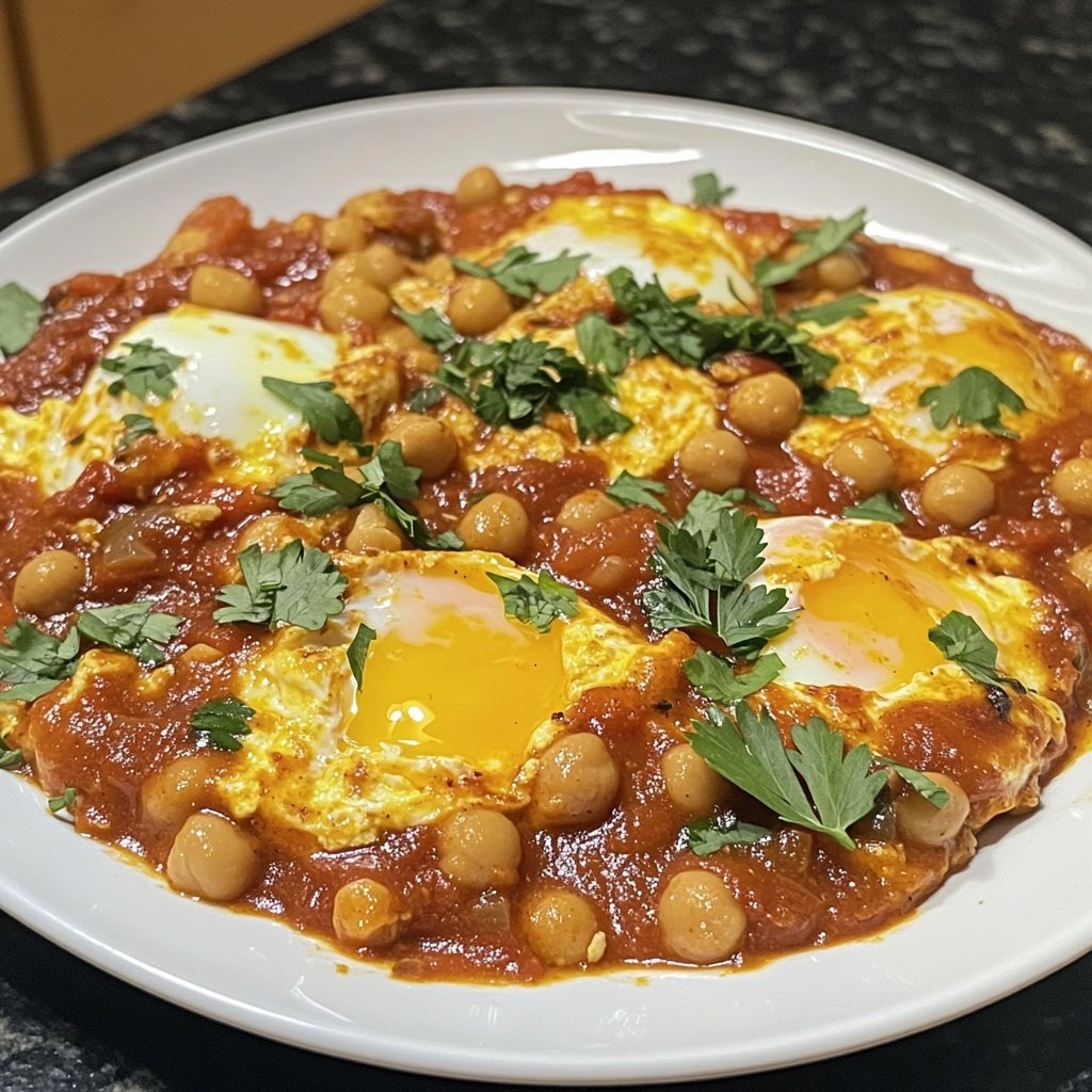 Shakshuka mit Kichererbsen